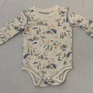 Burt's Bees Baby Nature Print Bodysuit